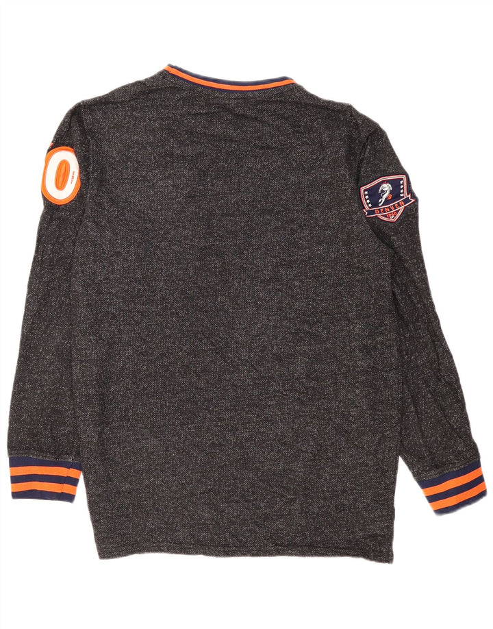 NFL Denver Broncos - Sudadera con gráfico para hombre, color gris medio moteado