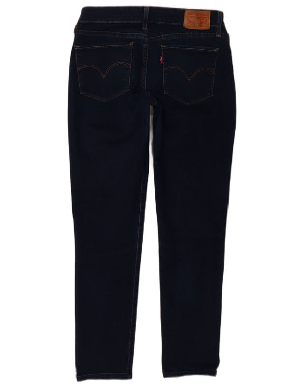 Levi's Jeans Ajustados 711 Para Mujer W28 L26 Algodón Azul Marino