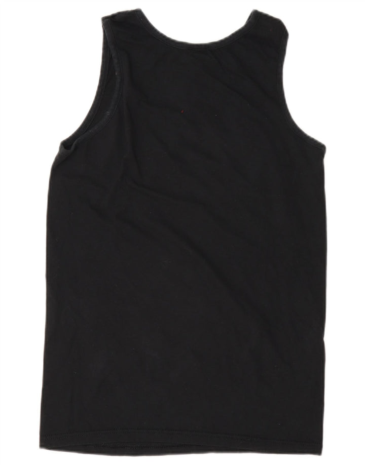 Kappa Mujer Chaleco Top UK 10 Small Negro