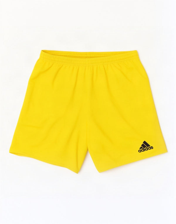 Adidas Mens Climalite Sport Shorts Pequeño Amarillo Poliéster