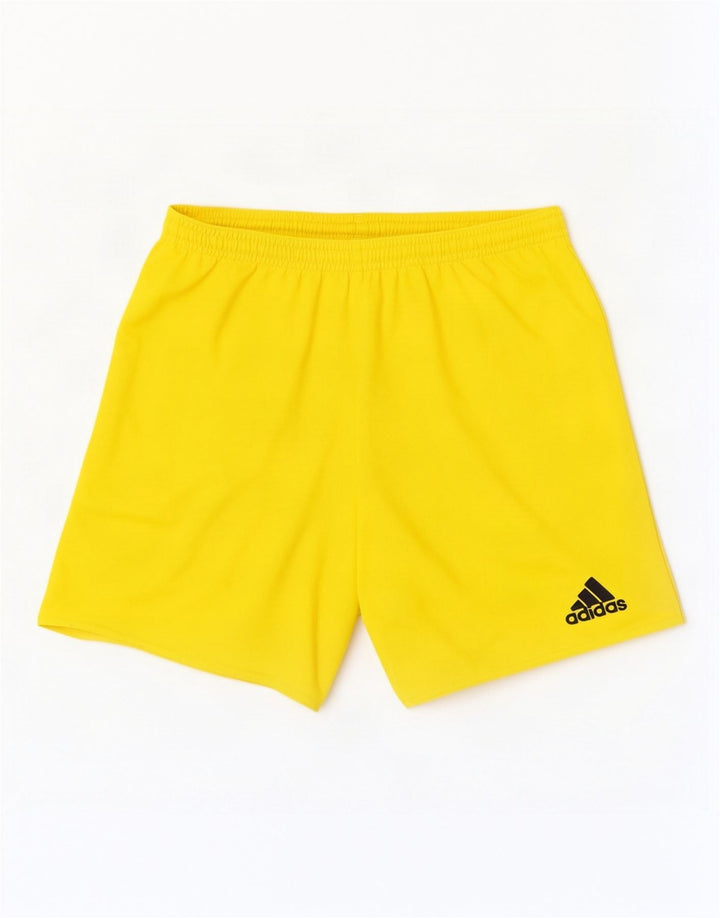 Adidas Mens Climalite Sport Shorts Pequeño Amarillo Poliéster