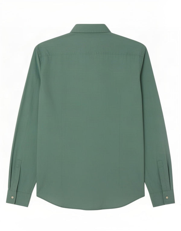 Camisas HUGO BOSS Hombre | Camisa slim fit de algodón verde grande