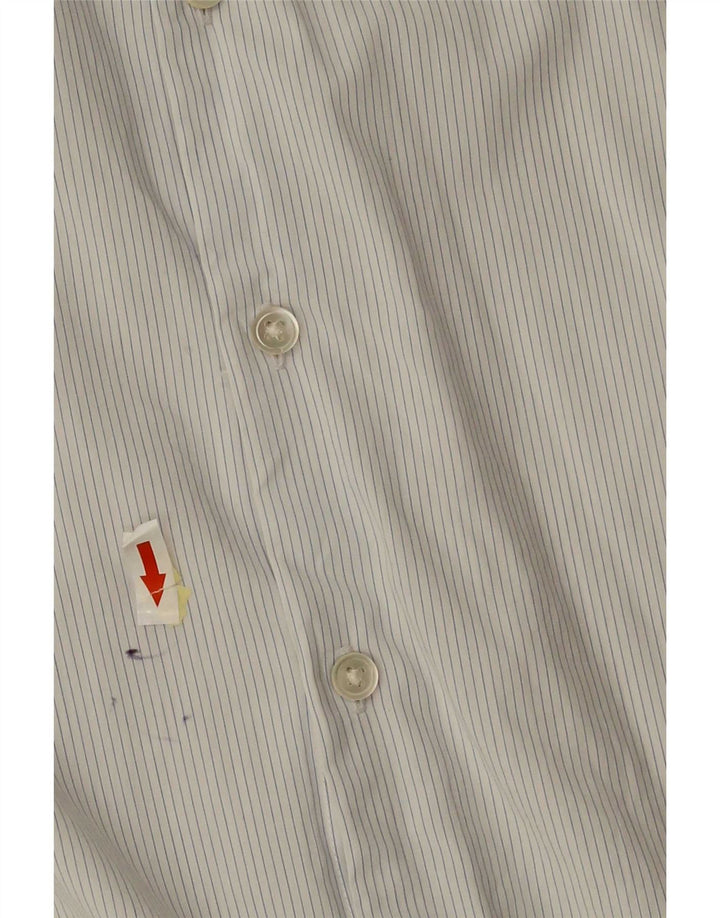 Camisa Reiss Regular Fit De Algodón A Rayas Blancas Pequeña Para Hombre
