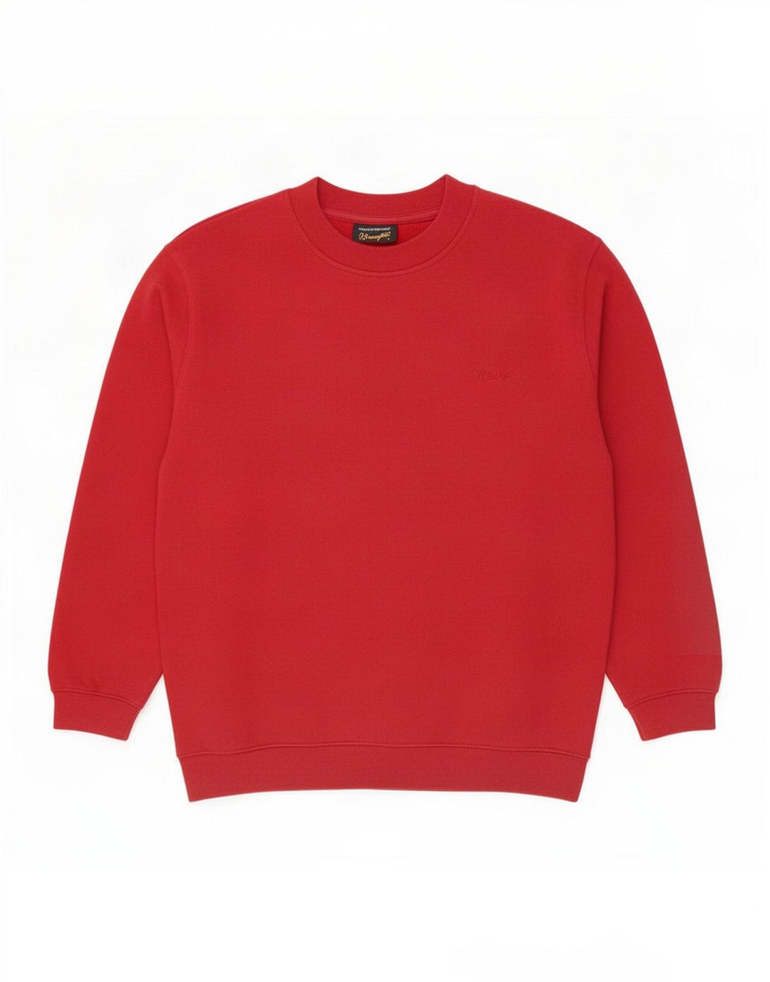 Wrangler Hombre Sudadera Jumper Large Rojo Algodón