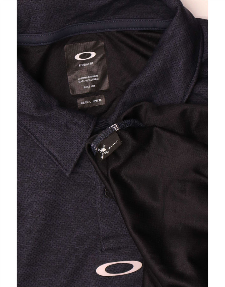 Oakley Polo De Corte Regular Para Hombre Grande Azul Marino