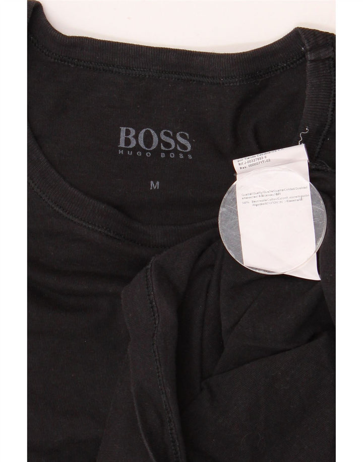 Camiseta HUGO BOSS Hombre Top Medium Negro Algodón