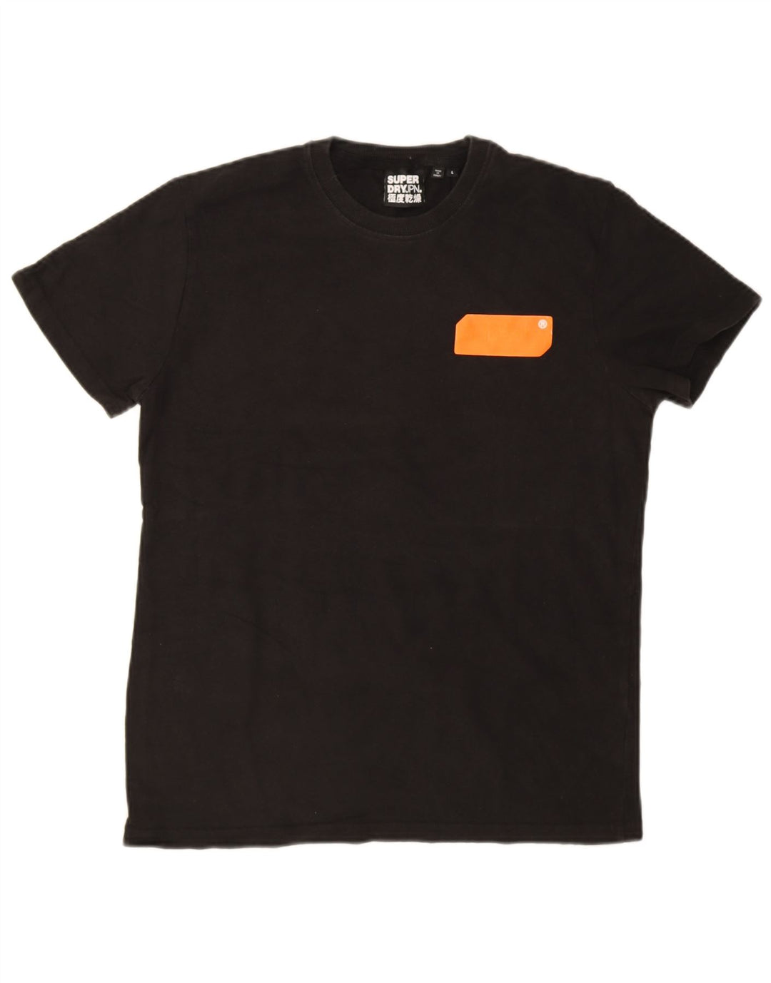Superdry Camiseta para hombre Top Large Poliéster negro