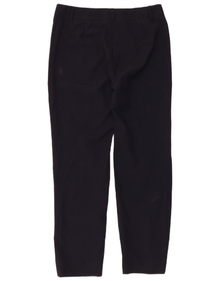 Marks & Spencer Pantalones casuales para mujer UK 12 Medium W32 L29 Azul marino