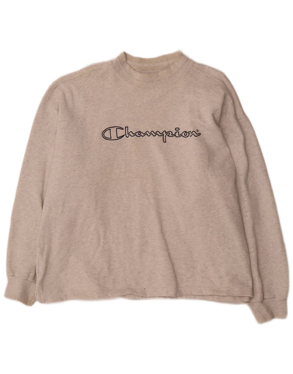Champion Sudadera Gráfica para Hombre Jumper XL Algodón Moteado Gris