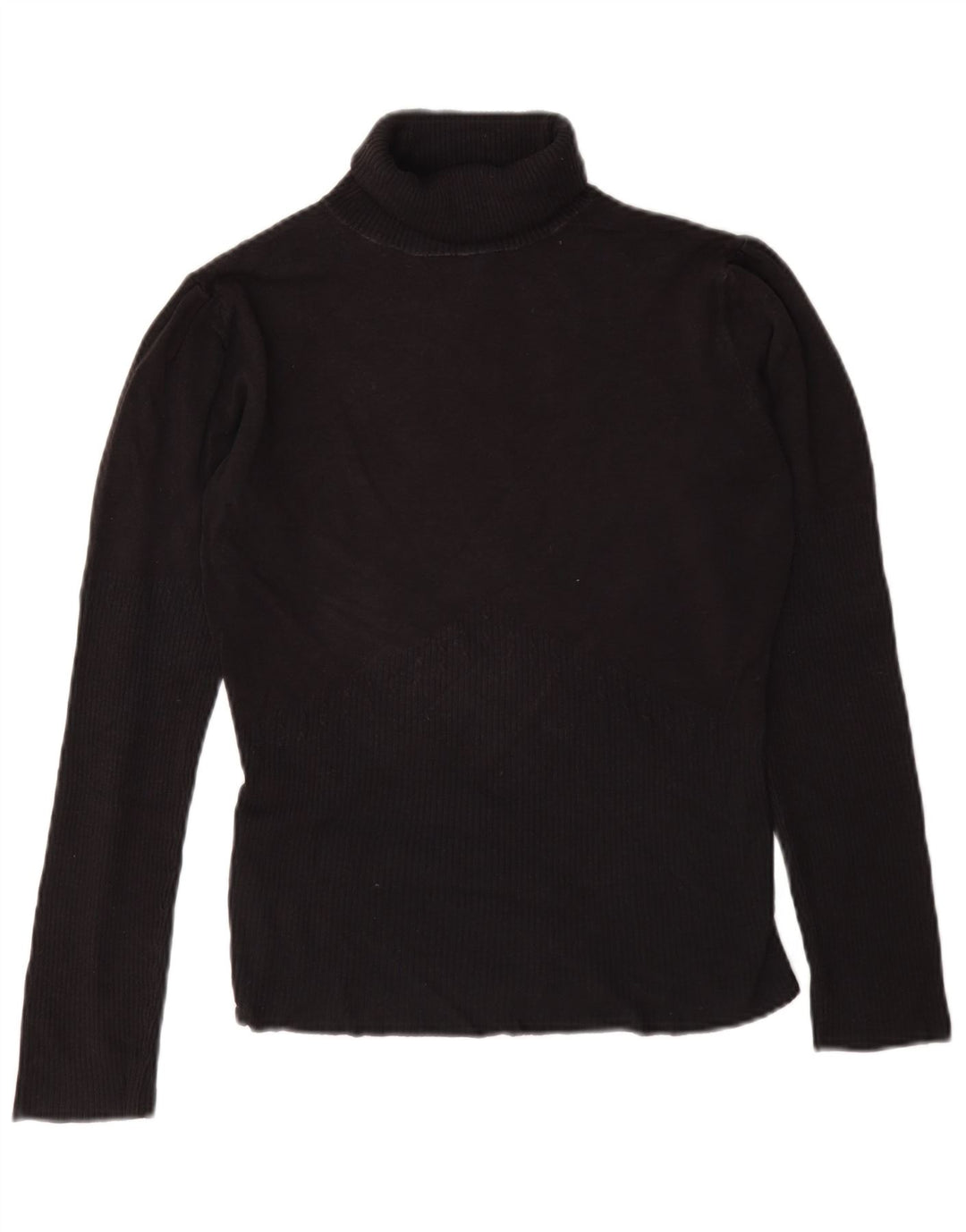 Reiss Suéter tipo jersey con cuello vuelto para mujer UK 10 Small Grey