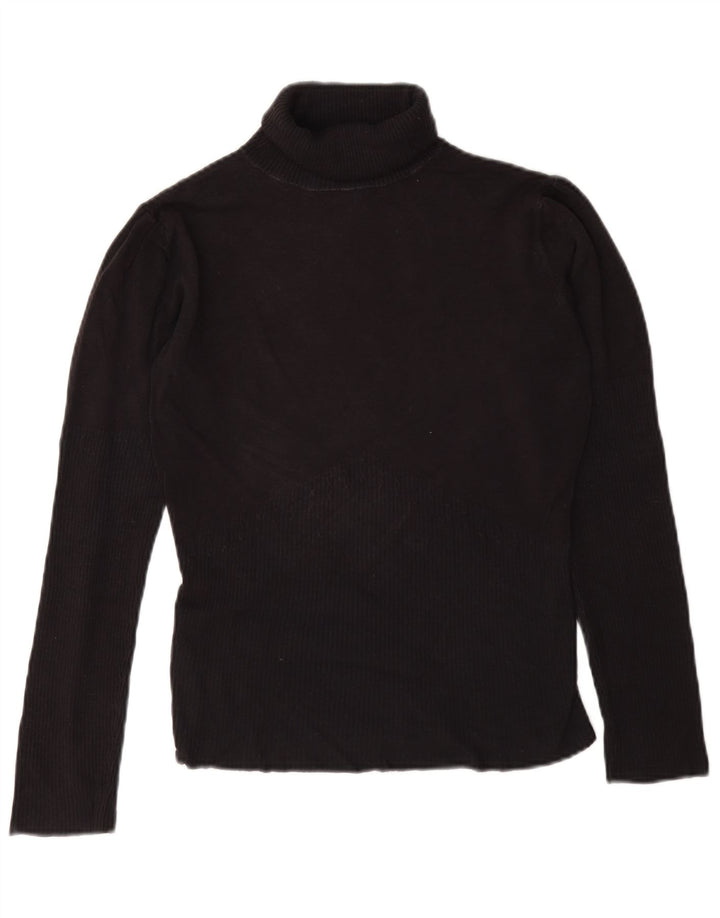 Reiss Suéter tipo jersey con cuello vuelto para mujer UK 10 Small Grey