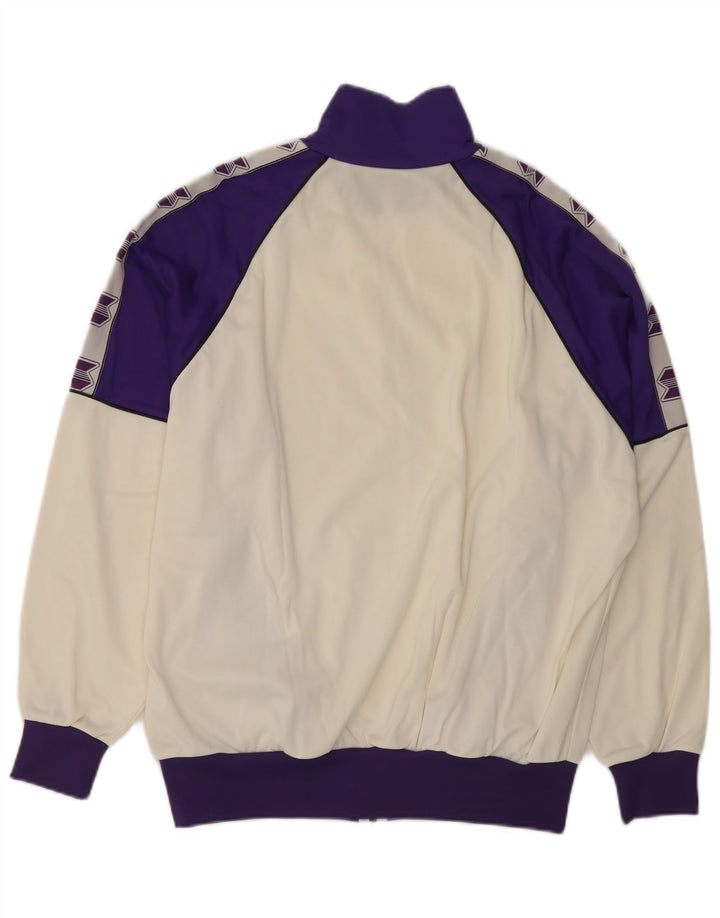 Chándal completo con gráfico vintage para hombre Poliéster con bloques de color blanco grande