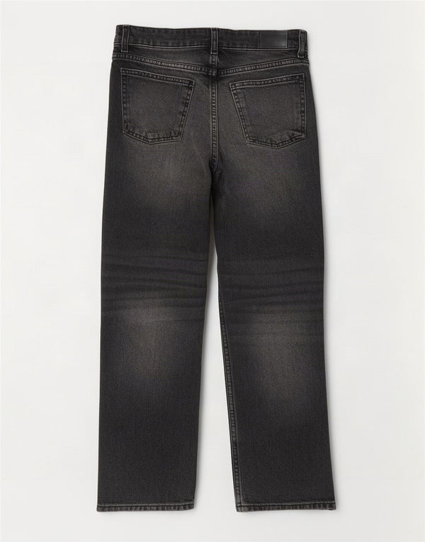 Zara Vaqueros Rectos Mujer EU 38 Small W28 L25 Gris