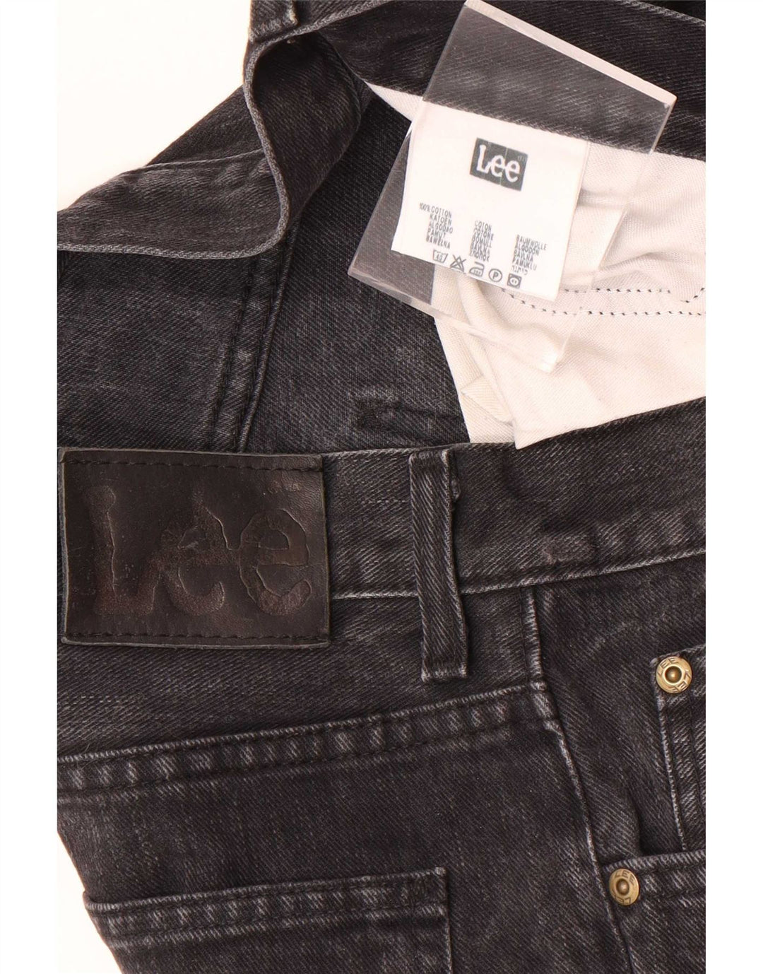 Lee Vaqueros Denver Bootcut para Hombre W33 L36 Algodón Negro
