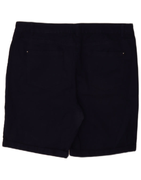 Pantalones cortos casuales para mujer M&Co W40 XL Azul marino