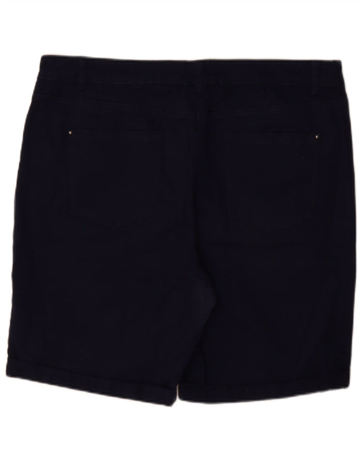 Pantalones cortos casuales para mujer M&Co W40 XL Azul marino