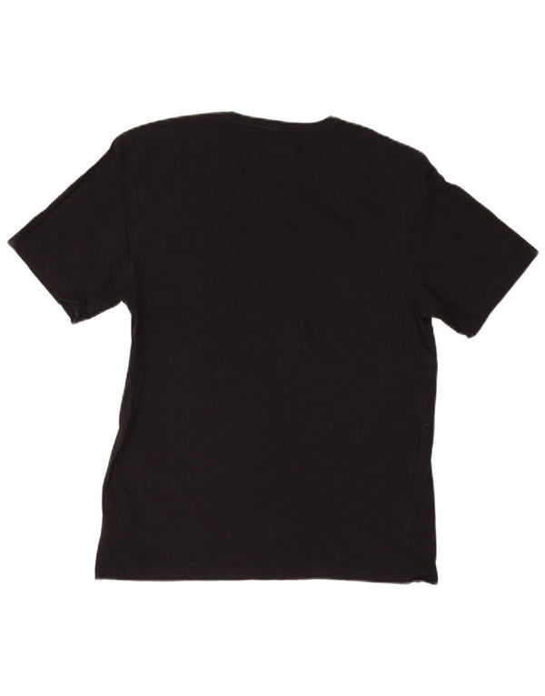 HUGO BOSS Camiseta para mujer Top UK 40 Grande Algodón negro