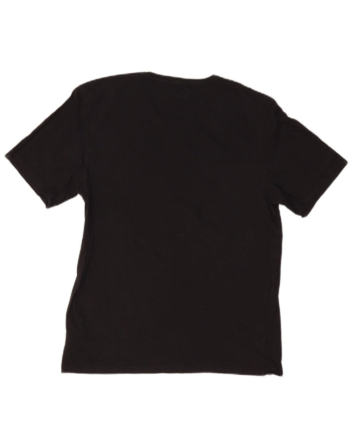 HUGO BOSS Camiseta para mujer Top UK 40 Grande Algodón negro