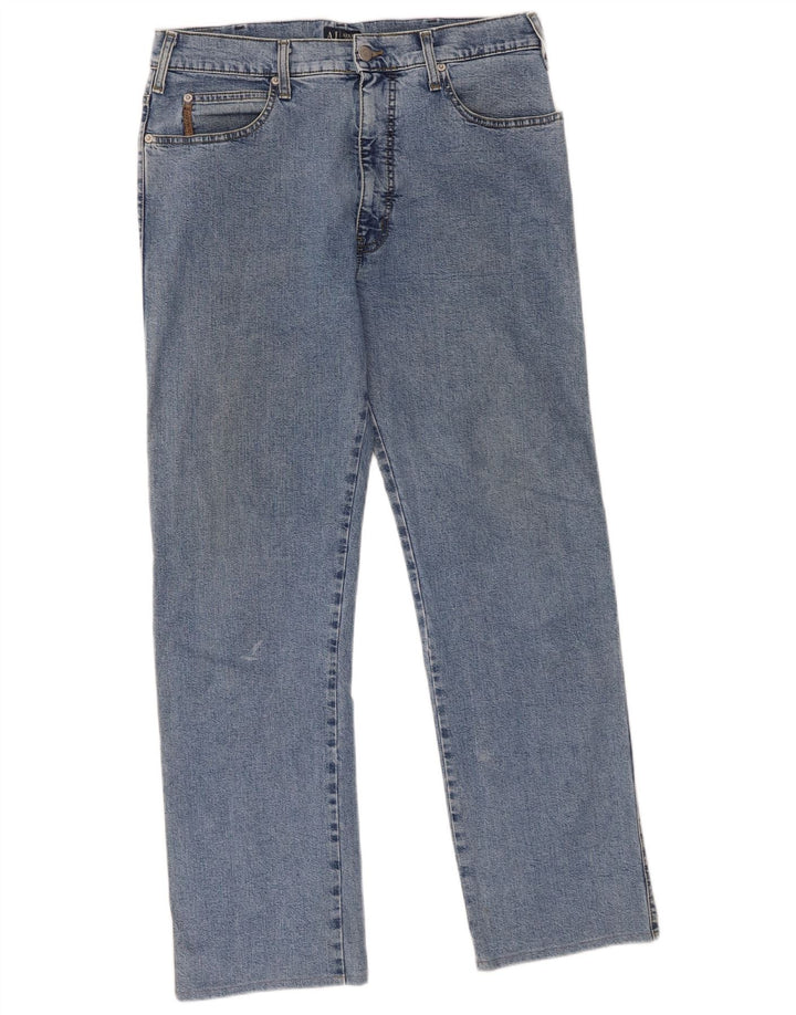 Vaqueros Armani Hombre Rectos W34 L30 Algodón Azul
