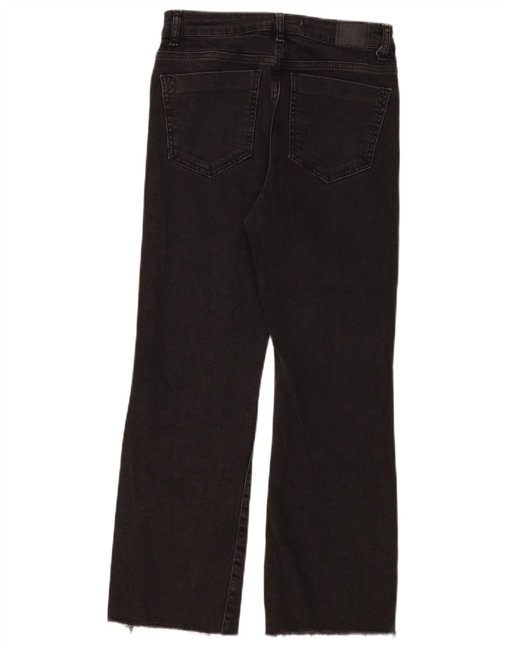 Zara Vaqueros Rectos Mujer EU 38 Small W28 L26 Negro