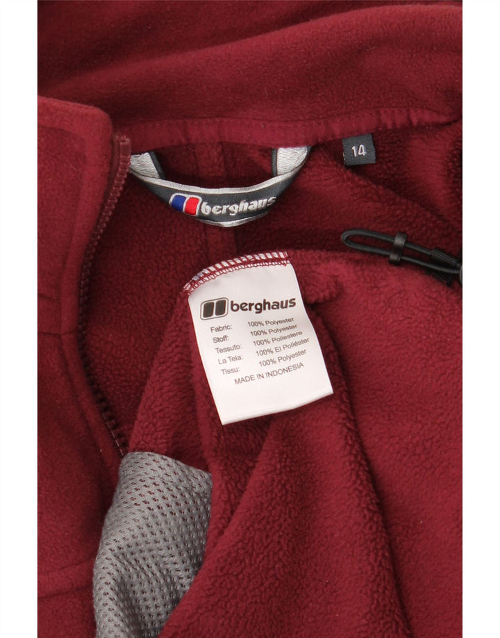 Bergans Chaqueta polar para mujer UK 44 Grande Poliéster burdeos