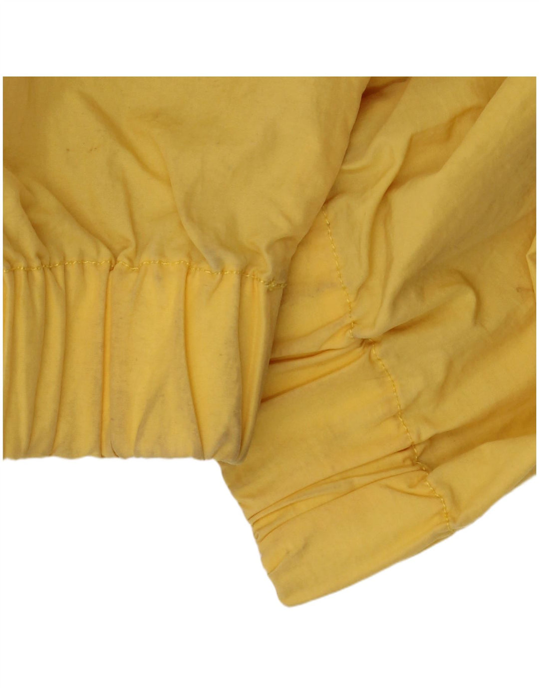 Tommy Hilfiger Chaqueta impermeable con capucha para hombre UK 38 Medium Yellow Nylon
