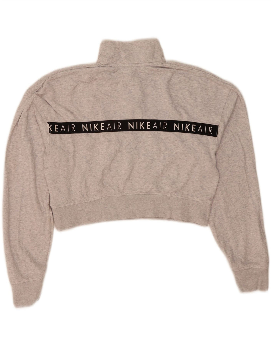 Nike Mujer Nike Air Graphic Sudadera Jumper UK 14 Gris Medio