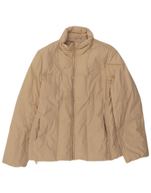Diadora Chaqueta Acolchada Mujer UK 46 Grande Poliéster Beige