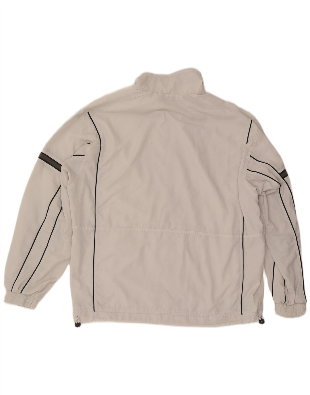 Lotto Hombre Chándal Top Chaqueta XL Blanco Rayas Poliéster