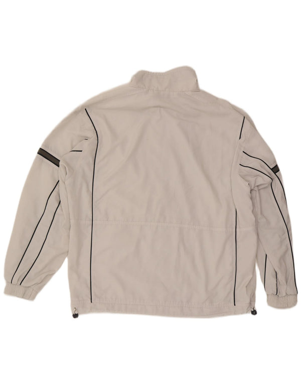 Lotto Hombre Chándal Top Chaqueta XL Blanco Rayas Poliéster
