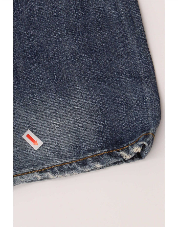 Lee Jeans rectos desgastados Knox para hombre W38 L32 Algodón azul