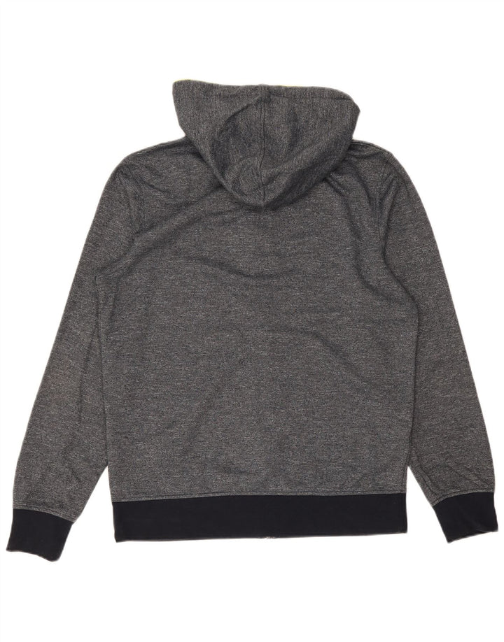 Jack & Jones Hombre Sudadera Con Capucha Y Cremallera De Algodón Moteado Gris Medio
