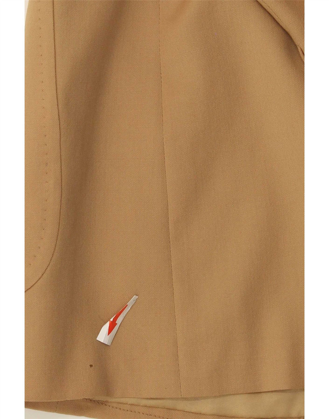 Vintage hombres 2 botones pieza traje Reino Unido 38 Medio W36 L29 Beige