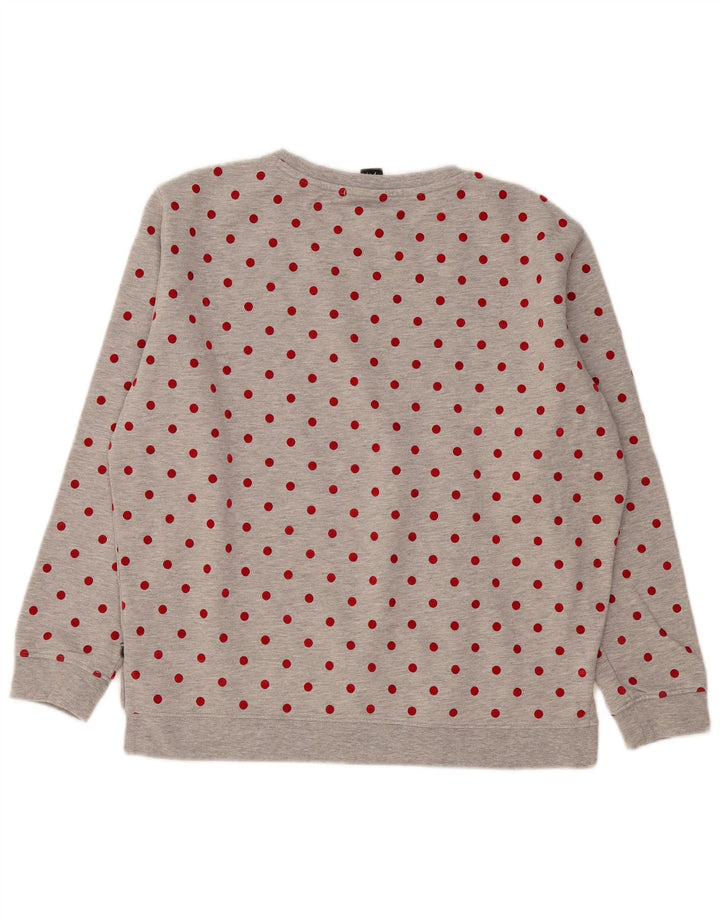 SCOTCH & SODA Sudadera extragrande para mujer US 1 XS Gris Lunares