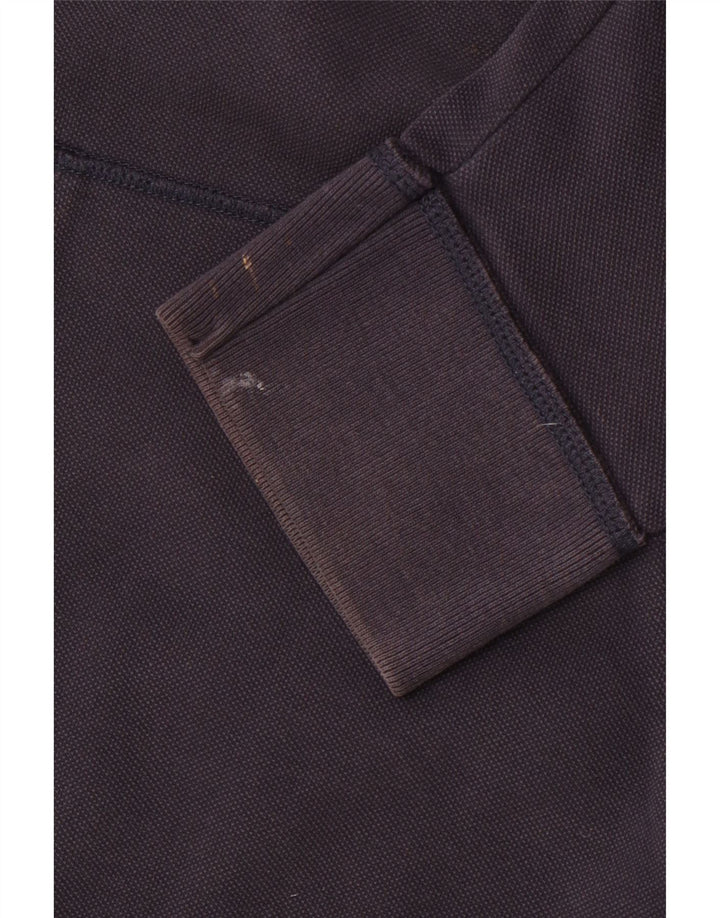 FAT FACE Sudadera con Cuello y Cremallera para Hombre Jersey Grande Azul Marino Algodón