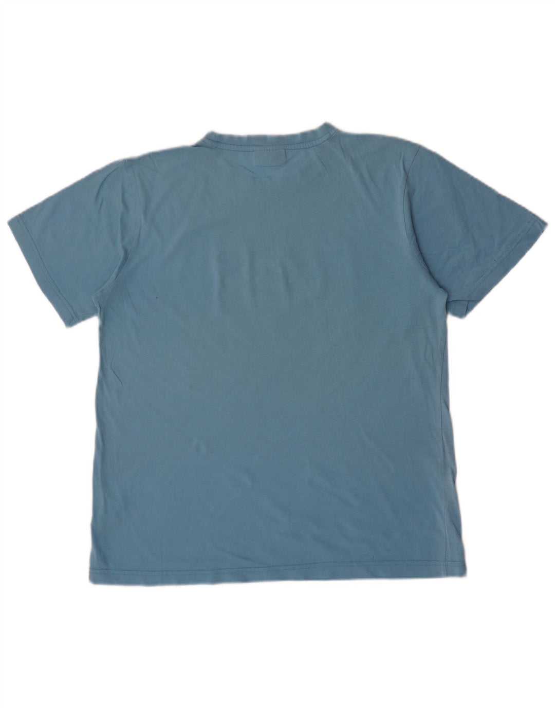 Kappa Hombre Camiseta Gráfica Top Algodón Azul Medio