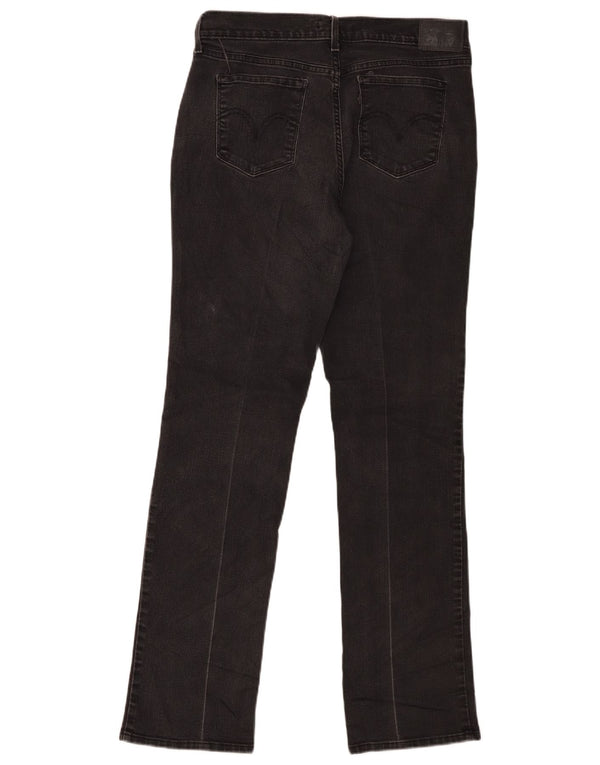 Vaqueros Levi's Mujer 505 Rectos W30 L32 Algodón Negro