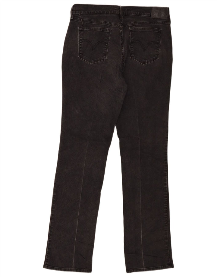 Vaqueros Levi's Mujer 505 Rectos W30 L32 Algodón Negro