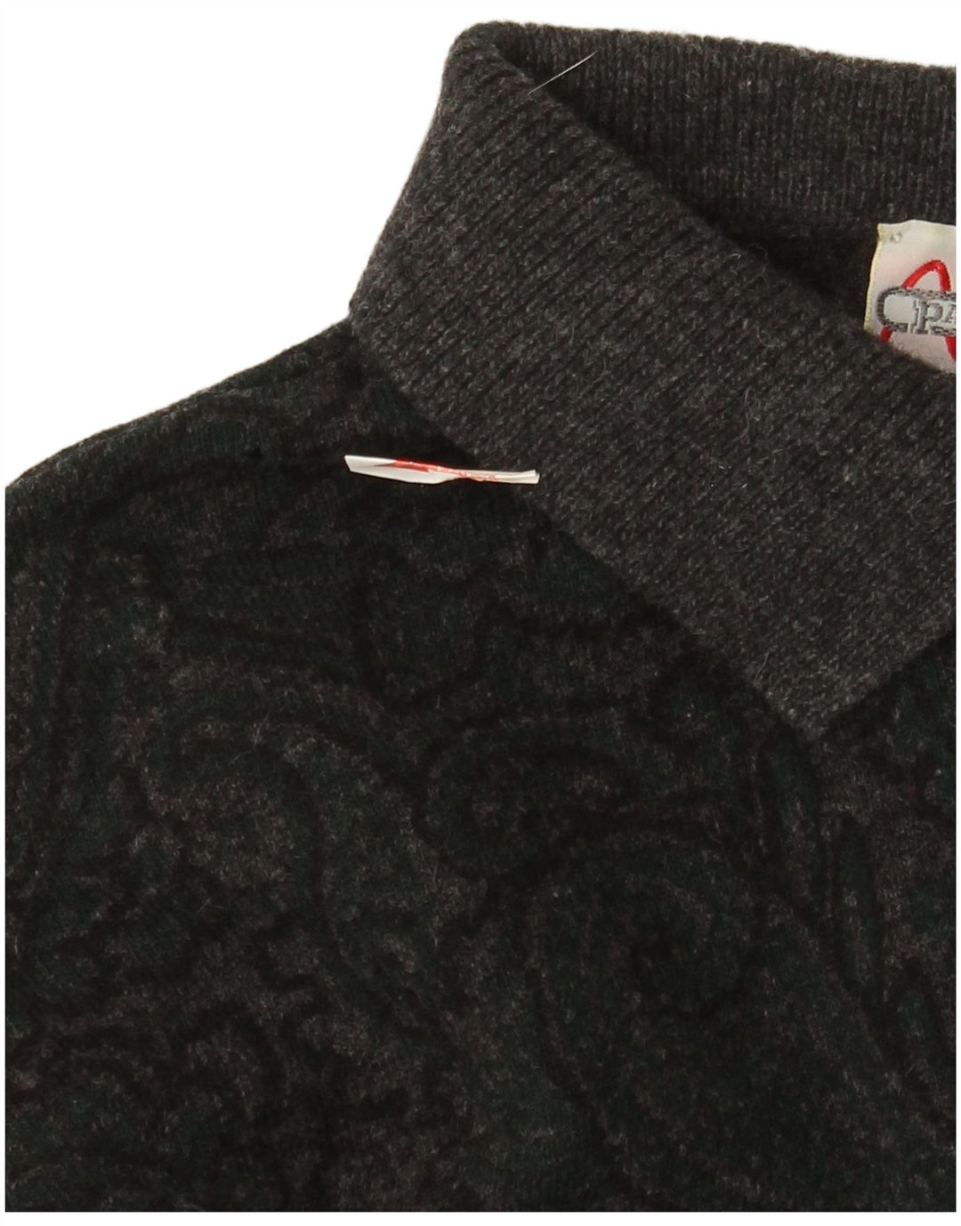 Pancaldi & B Jersey tipo polo para hombre IT 48 Lana de cachemira gris medio