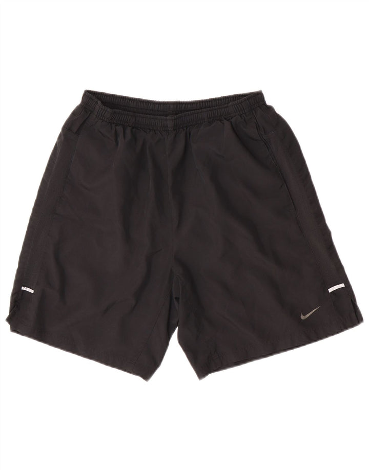 Nike Dri Fit - Pantalones cortos deportivos para hombre (poliéster), color negro