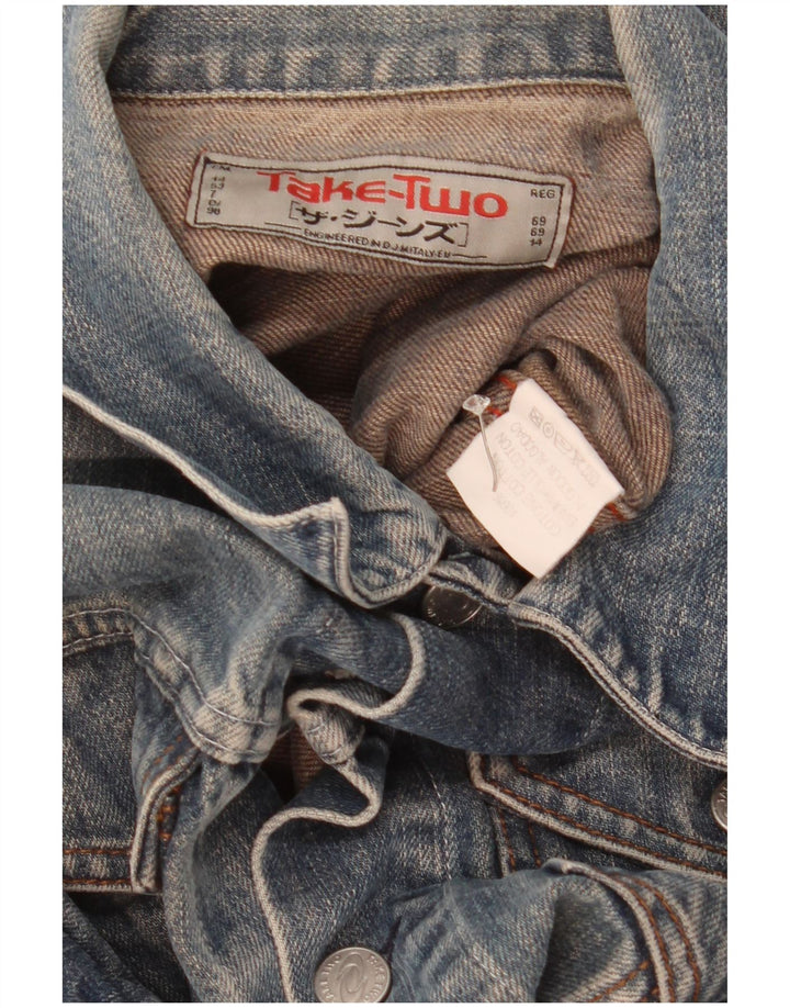 Take Two Chaqueta vaquera para hombre UK 40 Algodón azul grande