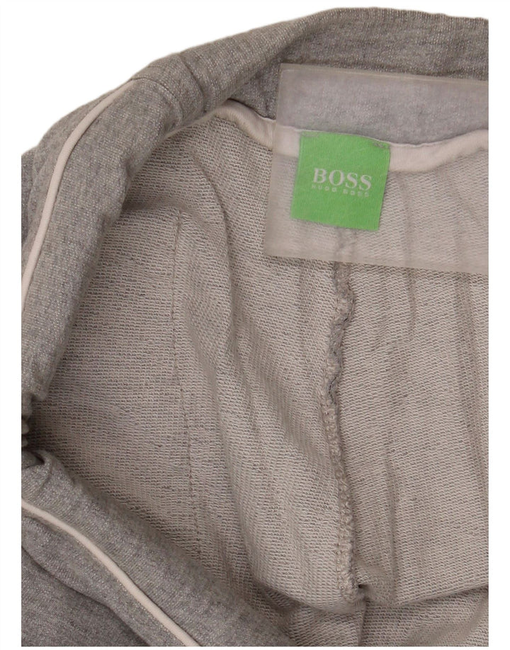Pantalones HUGO BOSS Hombre | Pantalones de chándal de algodón gris medio