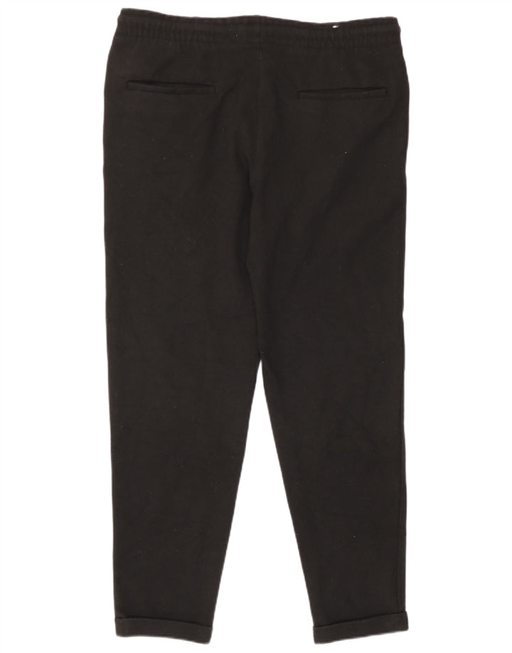 Zara Hombre Pantalón Corto Mediano W31 L26 Poliéster Negro