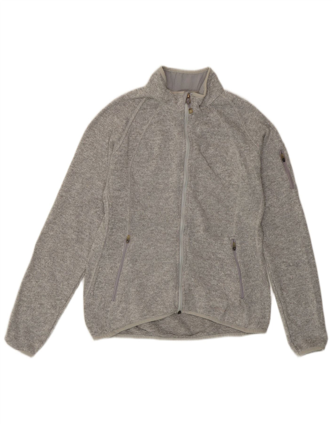 Eddie Bauer Chaqueta de chándal para mujer Reino Unido 14 Poliéster gris medio