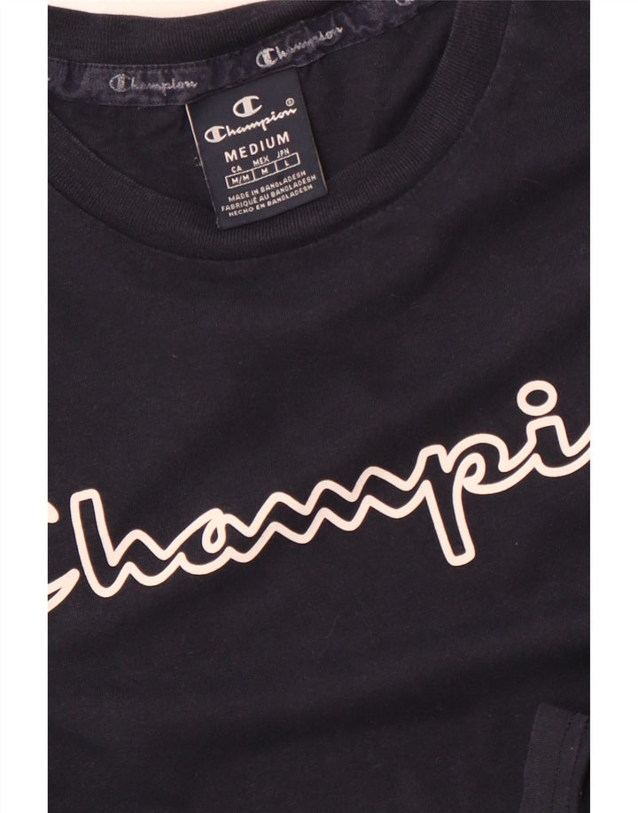 CHAMPION Camiseta gráfica para hombre Top Medium Azul marino
