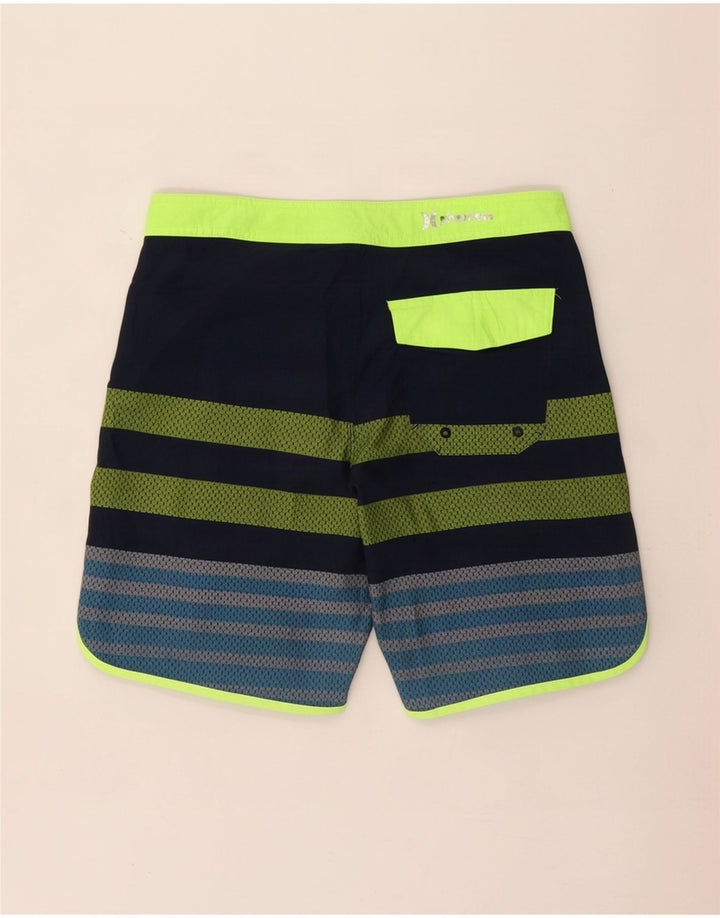 Hurley Bañador Hombre Azul Medio Rayas Poliéster