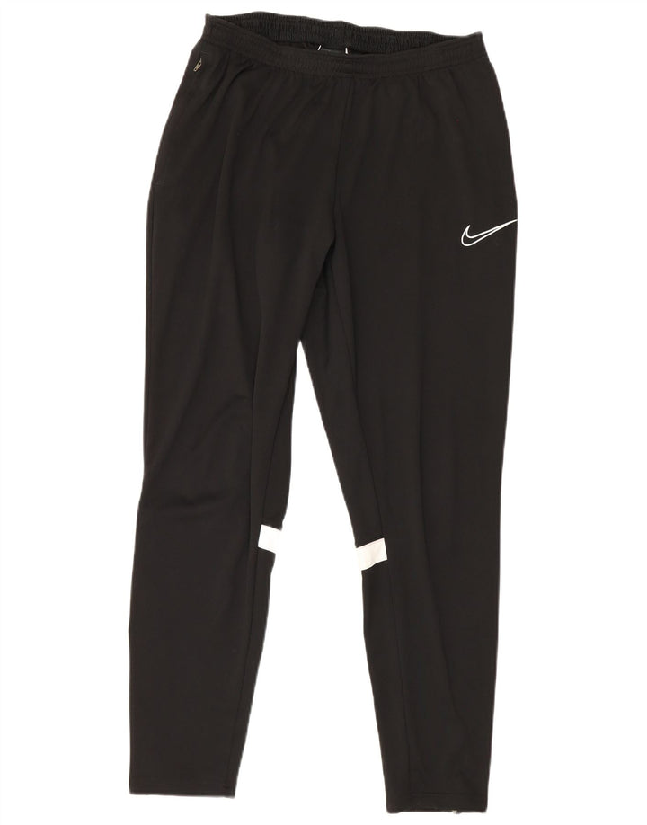 Nike - Pantalones de chándal Dri Fit para hombre, tamaño grande, color negro, poliéster