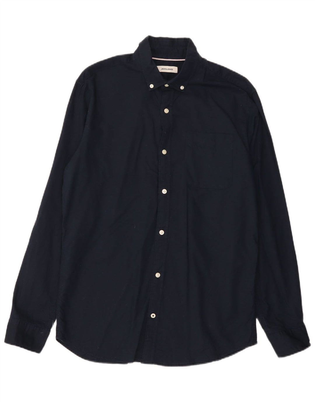Camisa Jack & Jones Hombre Grande Azul Marino Algodón