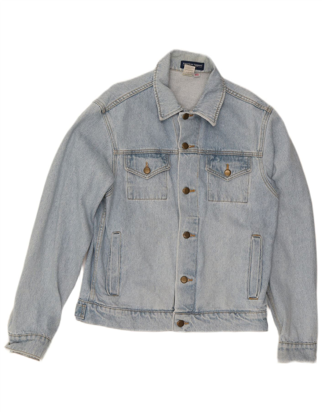 American Apparel Chaqueta vaquera para hombre UK 38 Algodón azul medio