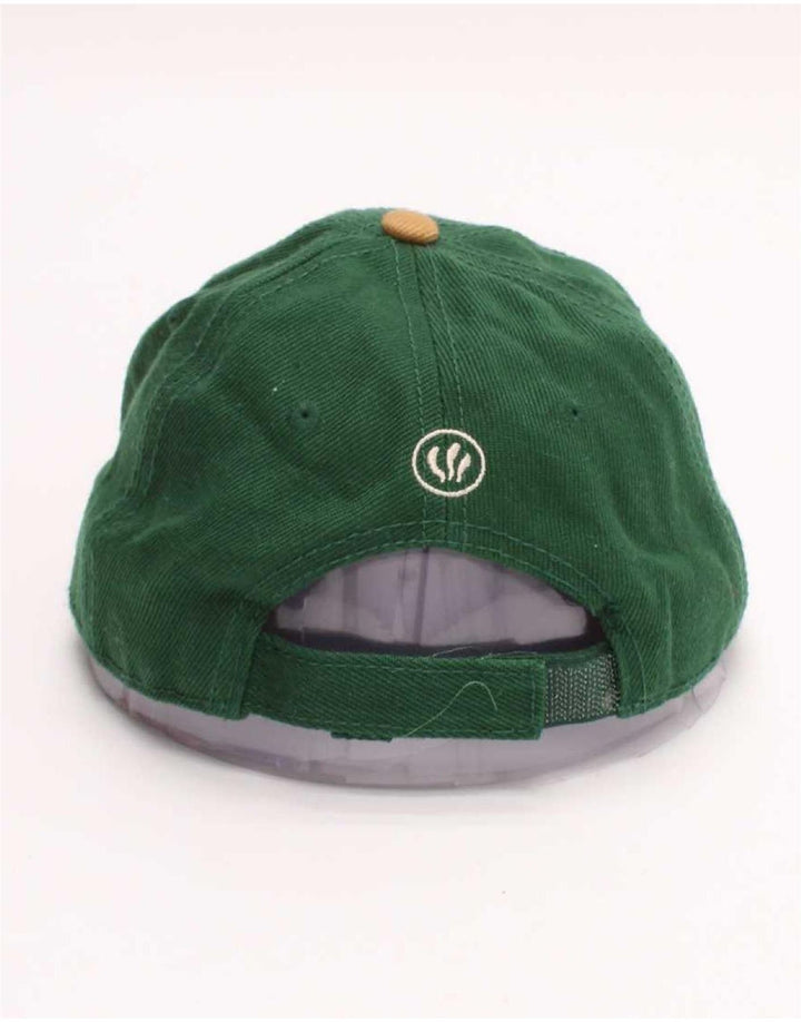 Gorra de béisbol con gráfico de hombre de Fat Face de algodón verde medio
